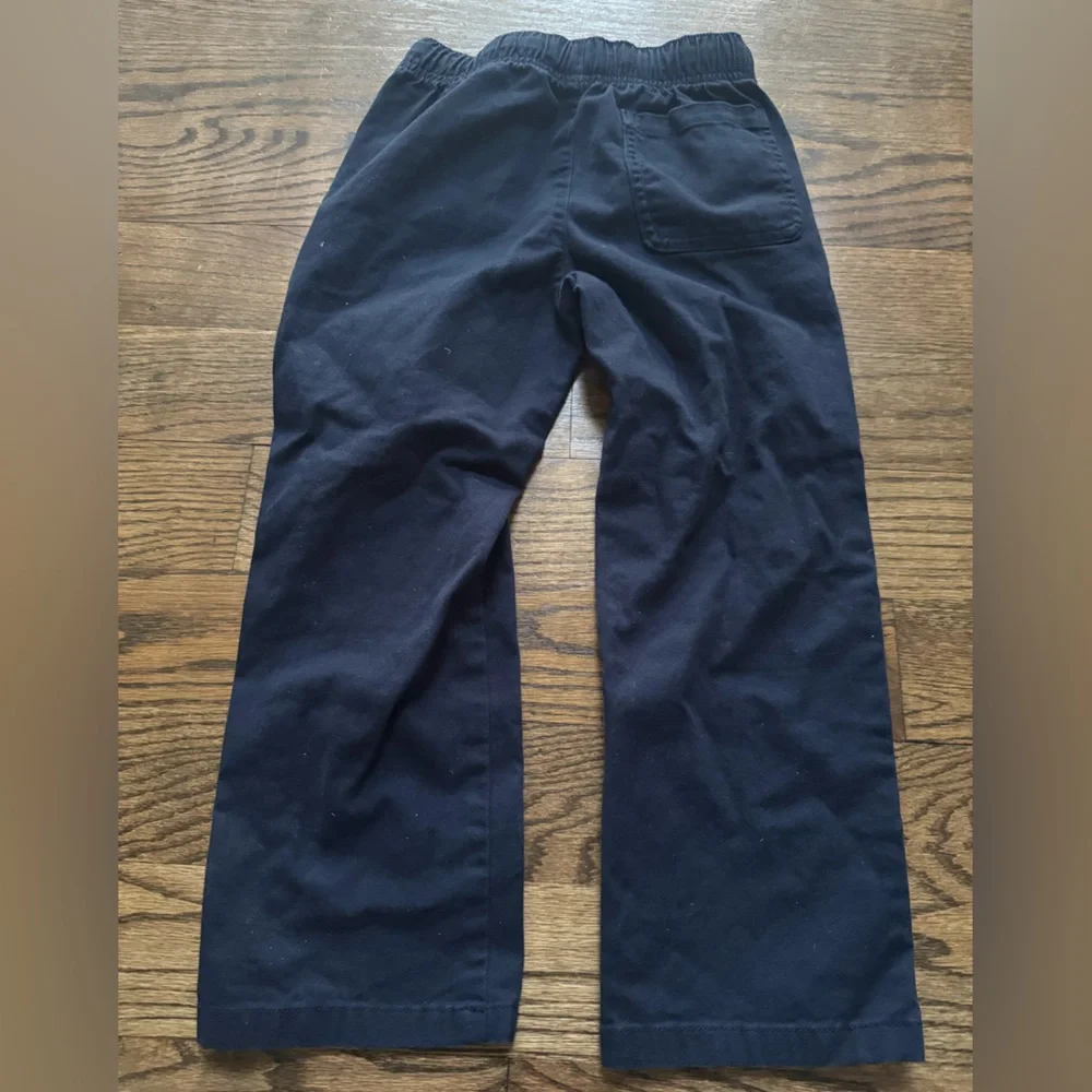 Old Navy Navy Drawstring Straight-Leg Pants, size Small 6/7